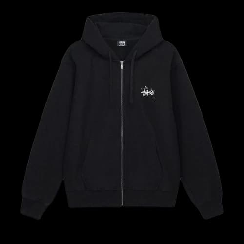 Stussy Basic Zip Hoodie 'Black'