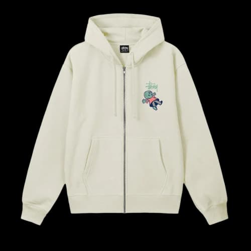 Stussy Dollie Zip Hoodie 'Stone'