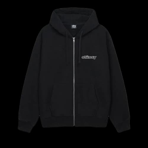 Stussy SS-Link Zip Hoodie 'Black'