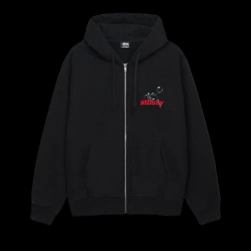 Stussy Apocalypse Zip Hoodie 'Black'
