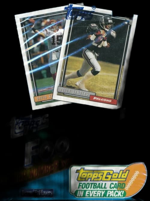 1992 Topps Football High Number Series Box