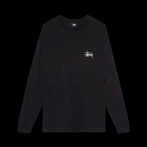 Stussy Basic Long-Sleeve Tee 'Black'