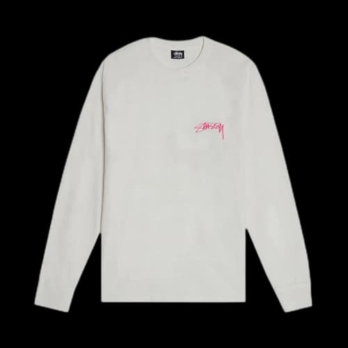 Stussy Sphinx Pigment Dyed Long-Sleeve Tee 'Natural'
