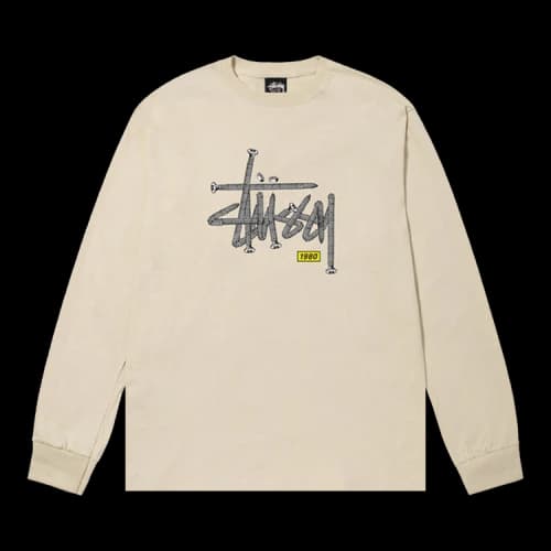 Stussy Hardware Long-Sleeve Tee 'Putty'