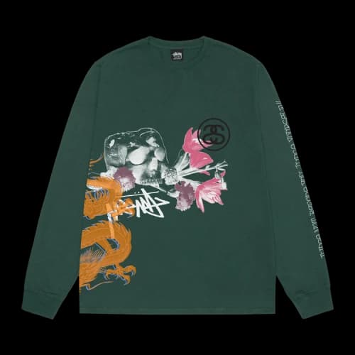 Stussy Strike Long-Sleeve Tee 'Forest'