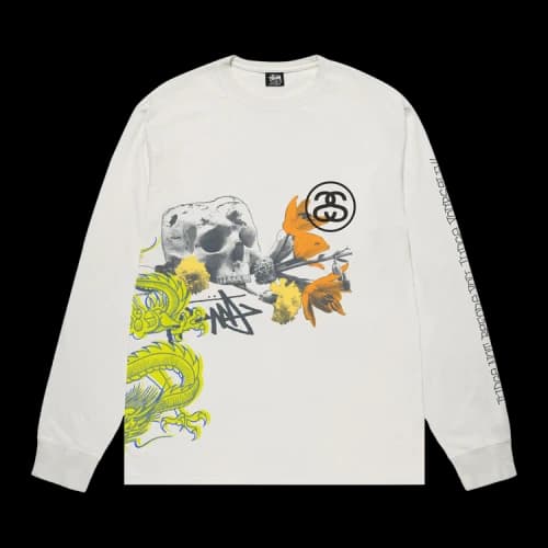 Stussy Strike Long-Sleeve Tee 'Natural'
