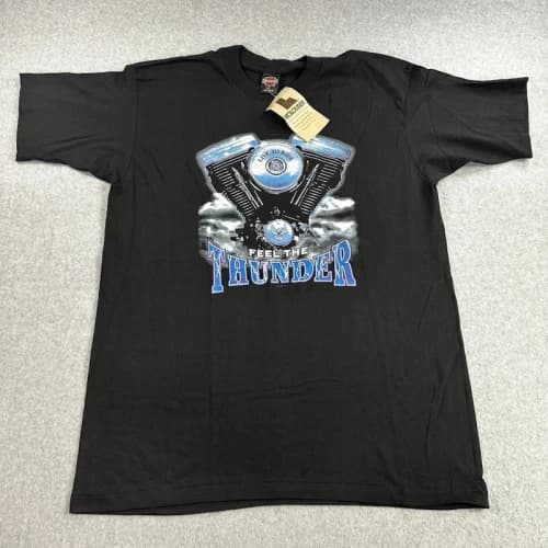 1995 Vintage Harley-Davidson Feel the Thunder Tee