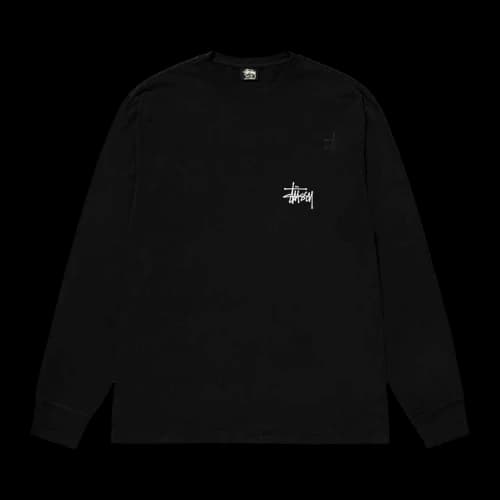 Stussy Basic Long-Sleeve Tee 'Black'