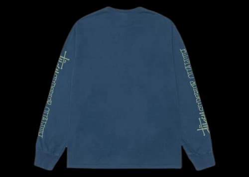 Stussy Superior Quality Pigment Dyed L/S Tee Navy