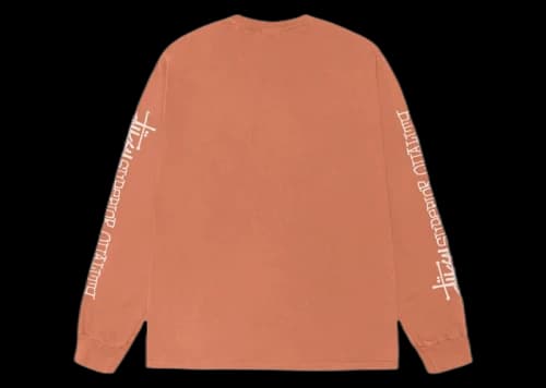 Stussy Superior Quality Pigment Dyed L/S Tee Rust