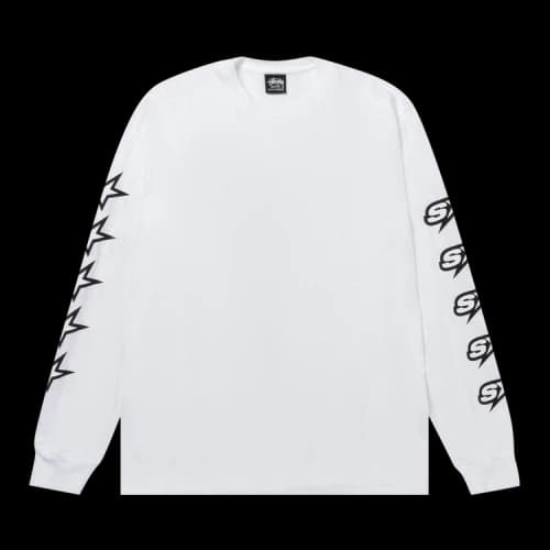 Stussy Speedway L/S Tee White