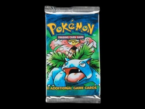 1999 Pokémon Base Set Unlimited Venusaur Booster Pack