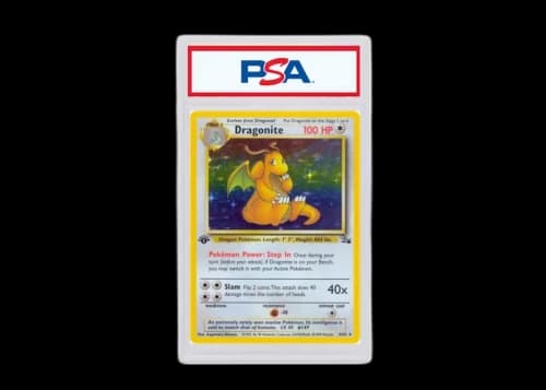 1999 Pokémon Fossil 4 Dragonite-Holo (PSA or BGS Graded)