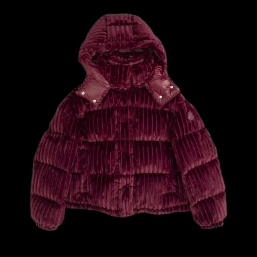 Moncler Daos Cowneck Corduroy Jacket 'Burgundy'