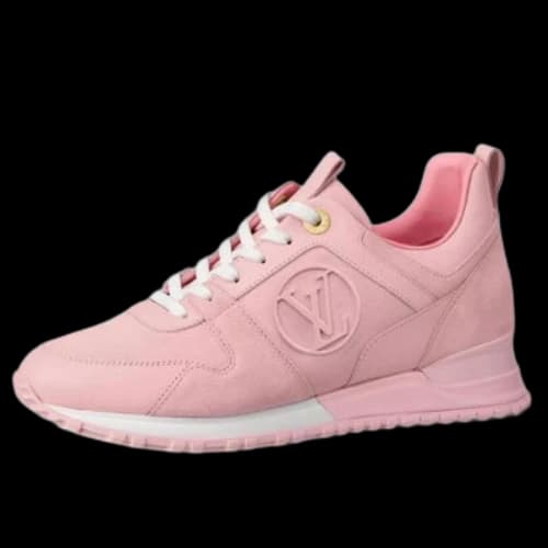 LOUIS VUITTON Run Away Calfskin Sneakers Pink (Women's)