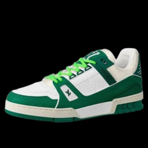 LOUIS VUITTON Trainer Sneakers 'White Green'