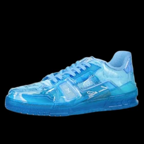 LOUIS VUITTON Trainer Sneakers 'Blue PVC'