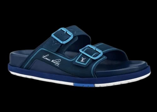 Louis Vuitton Trainer Mule Blue