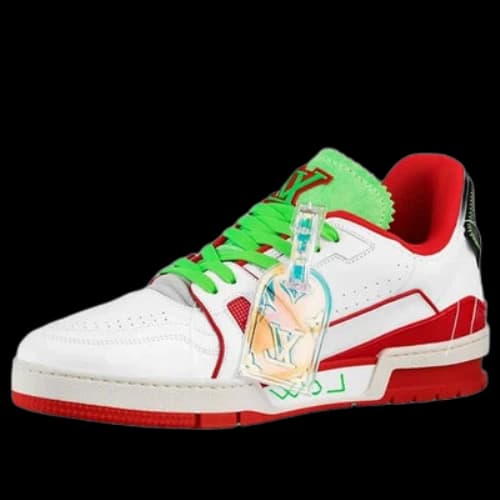 LOUIS VUITTON Trainer Sneakers 'White Red Green for New York'