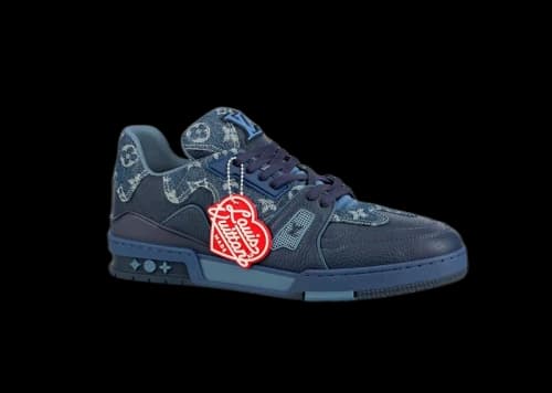 Louis Vuitton LV Trainer x Nigo Blue Demin