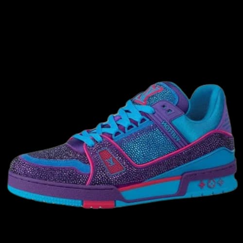 Louis Vuitton Trainer 'Blue Purple Crystal'