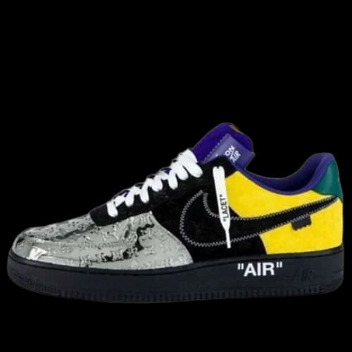Nike x LOUIS VUITTON LV Air Force 1 Low 'Silver Black'