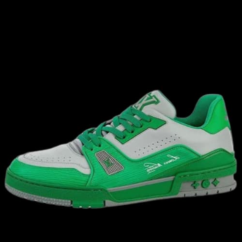 LOUIS VUITTON Trainer Sneakers 'Green Grey'