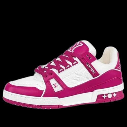 LOUIS VUITTON LV Trainer 'White Fuchsia'