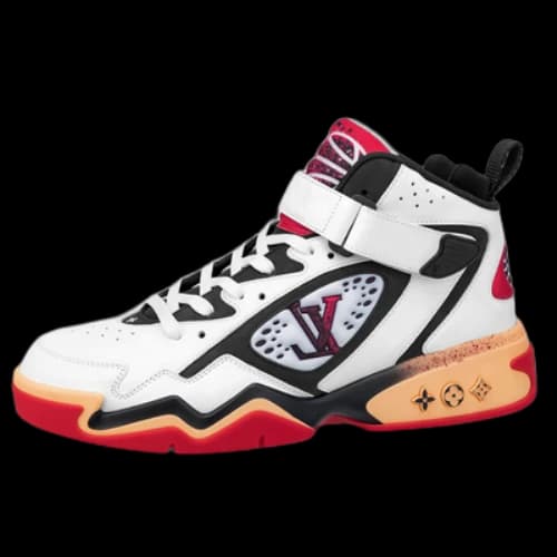 LOUIS VUITTON Trainer 2 Sneakers 'White Red'
