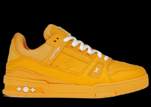 Louis Vuitton Trainer Yellow Embossed Monogram