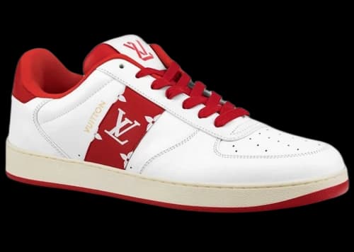 Louis Vuitton Rivoli White Red Monogram Band