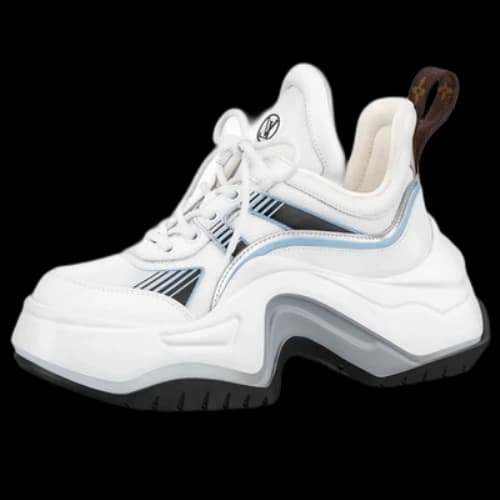 LOUIS VUITTON Archlight 2.0 Platform Sneakers 'White Blue Grey' (Women's)