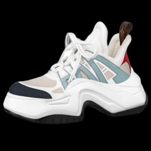 LOUIS VUITTON Archlight 2.0 Platform Sneakers 'White Beige Blue' (Women's)