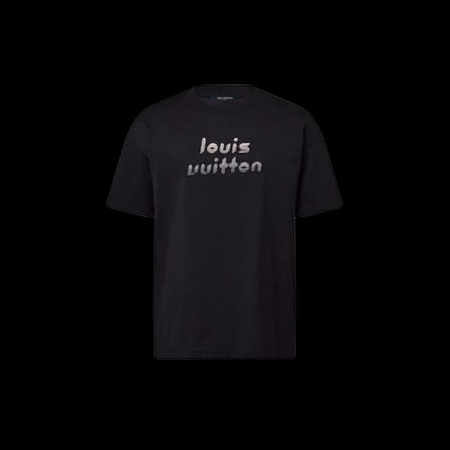 Louis Vuitton Bead-Embroidered Cotton T-shirt Black