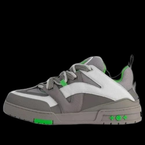 LOUIS VUITTON Skate Sneakers 'Grey Green' (Women's)