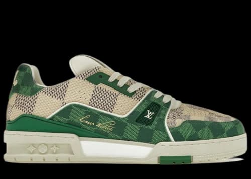 Louis Vuitton LV Trainer Damier White Green