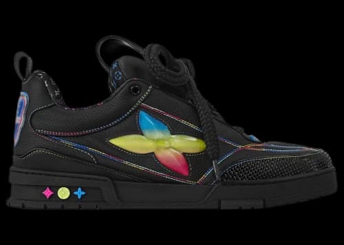 Louis Vuitton LV Skate Sneaker Black Gradient Monogram Flower