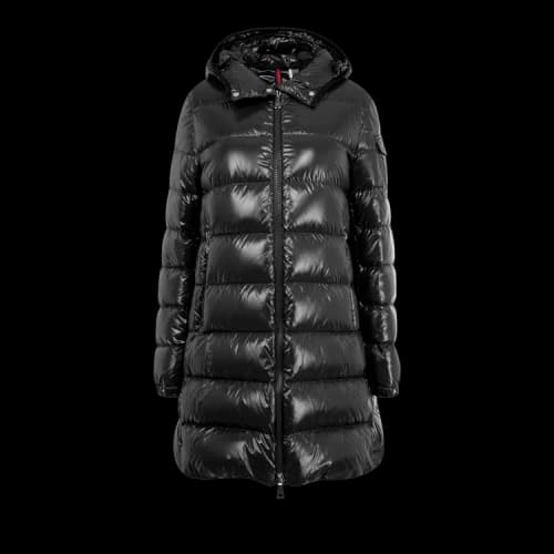 Moncler Courcelles Long Coat 'Black'