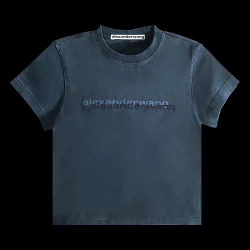 Alexander Wang Shrunken Tee 'Washed Navy'
