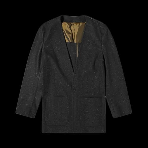 Fear of God Exclusively For Ermenegildo Zegna One Button Jacket 'Matte Black'