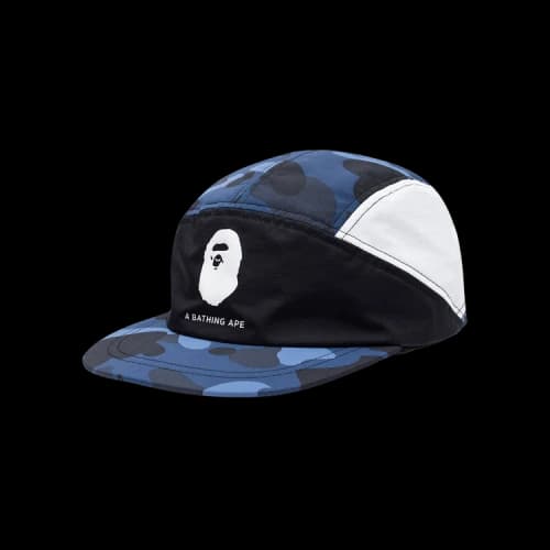 BAPE Color Block Runninc Cap 'Blue'