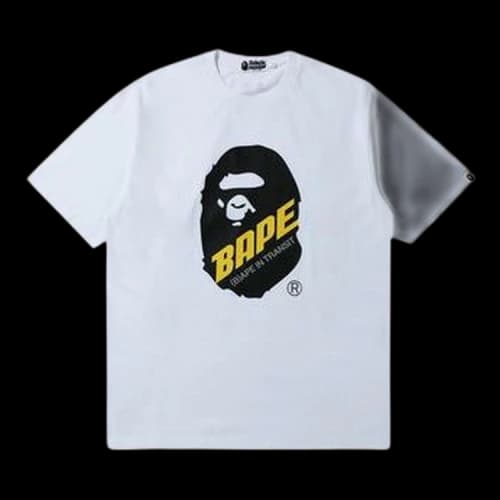 BAPE In Transit Ape Head Oversized Tee 'White'