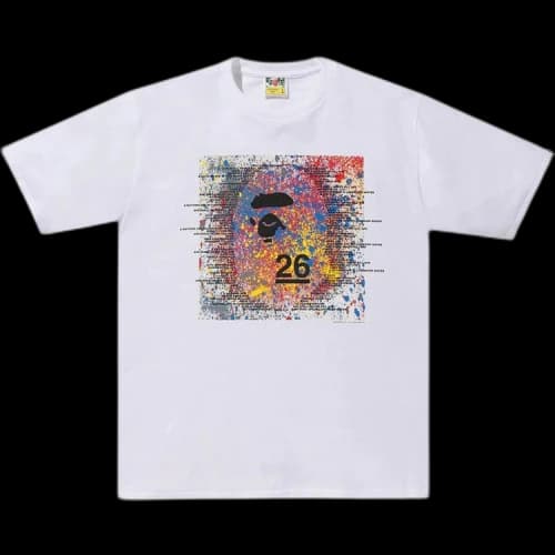 BAPE 26th Anniversary Tee 'White'