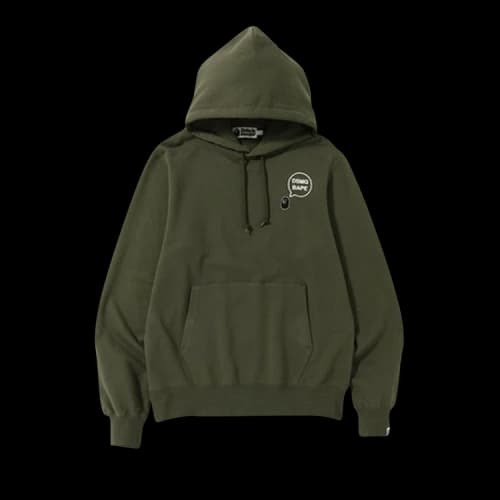 BAPE x DSMG Pullover Hoodie 'Olivedrab'