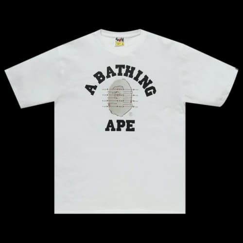 BAPE x Pusha T Tee 'White'