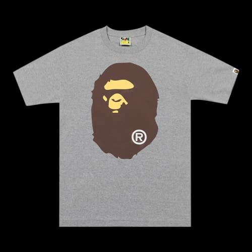 BAPE Big Ape Head Tee 'Grey'