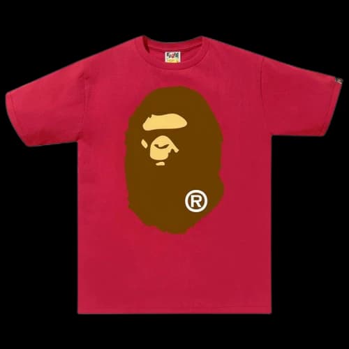 BAPE Big Ape Head Tee 'Red'