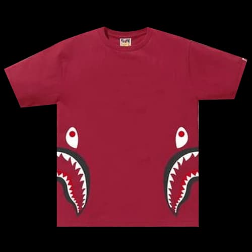 BAPE Side Shark Tee 'Red'