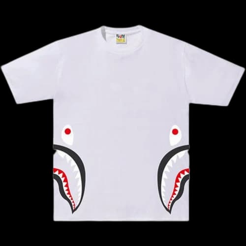 BAPE Side Shark Tee 'White'