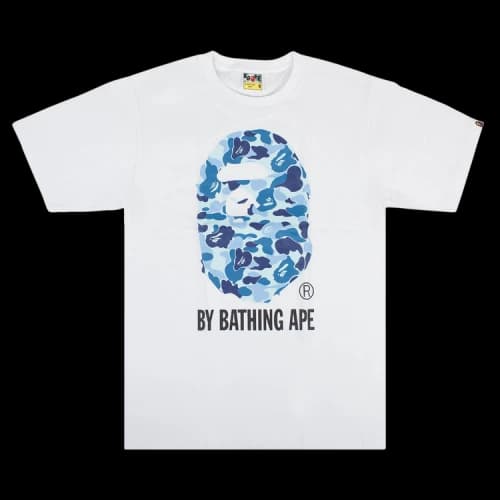 BAPE ABC Camo Tee 'White/Blue'
